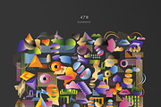 ABSTRACT ELEMENTS+COLLAGE, an Object Graphic by WildStrawberry Magic (Thumbnail 2 of 19)