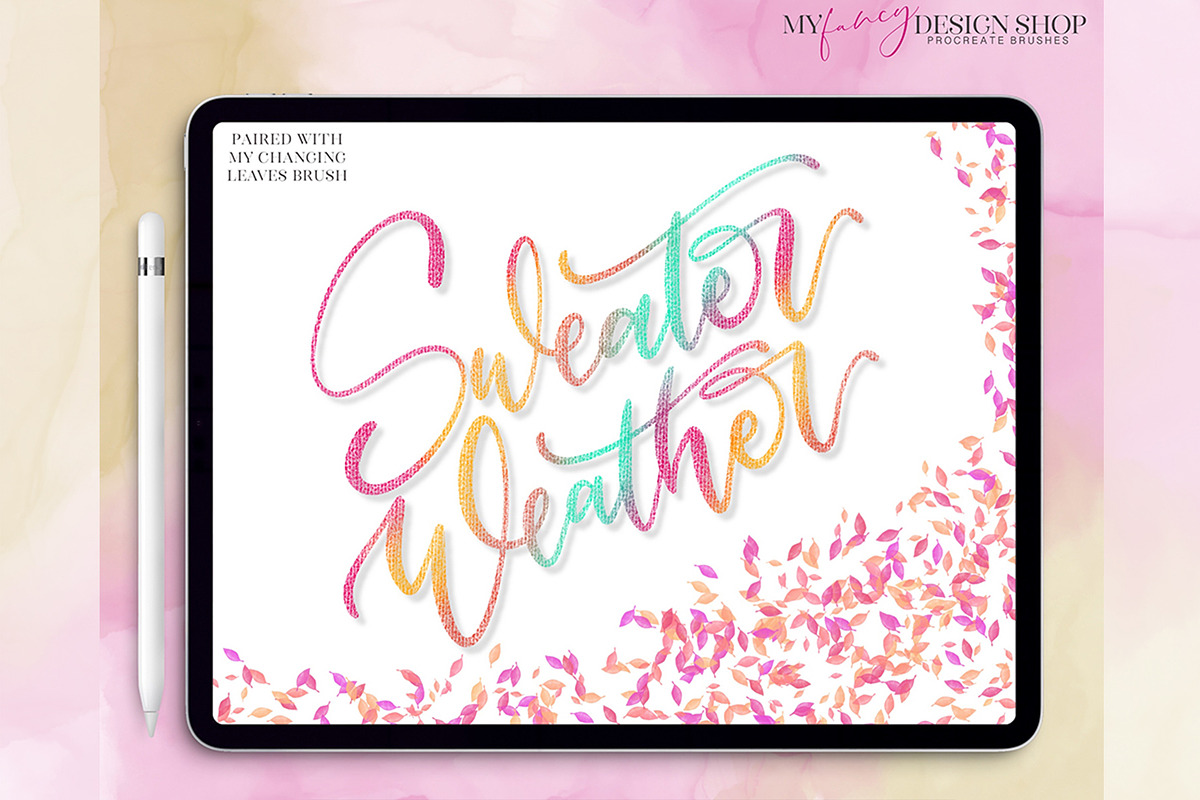 Procreate Scales Texture Brush Set, a Brush Add-On by My Fancy Design Shop (Photo 7 of 9)