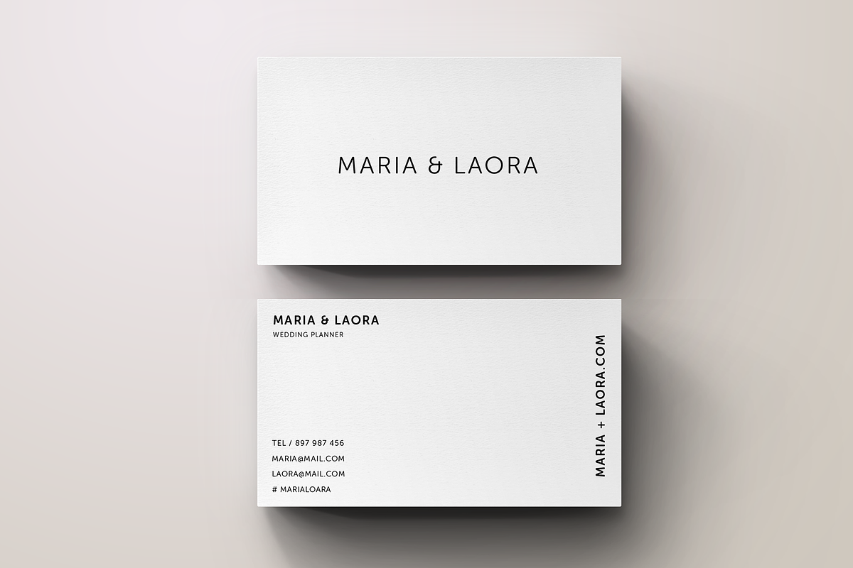 Black & White Modern Business Card, a Business Card Template by Blank Studio (Photo 2 of 2)