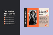 Ruben Bottle Label Template, an Invitation Template by Mountain Folk Creative (Thumbnail 4 of 5)