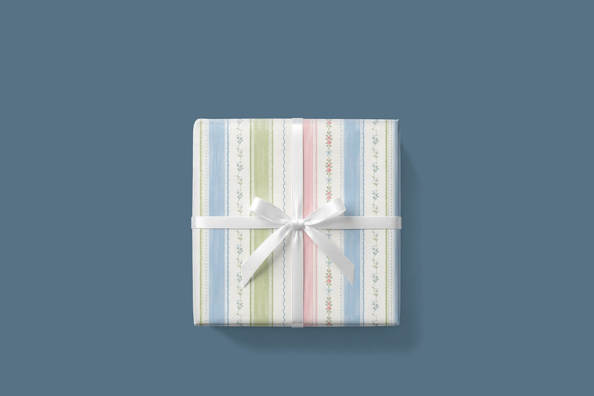 Floral Stripe Seamless Pattern, a Pattern Graphic by elif (Photo 4 of 12)