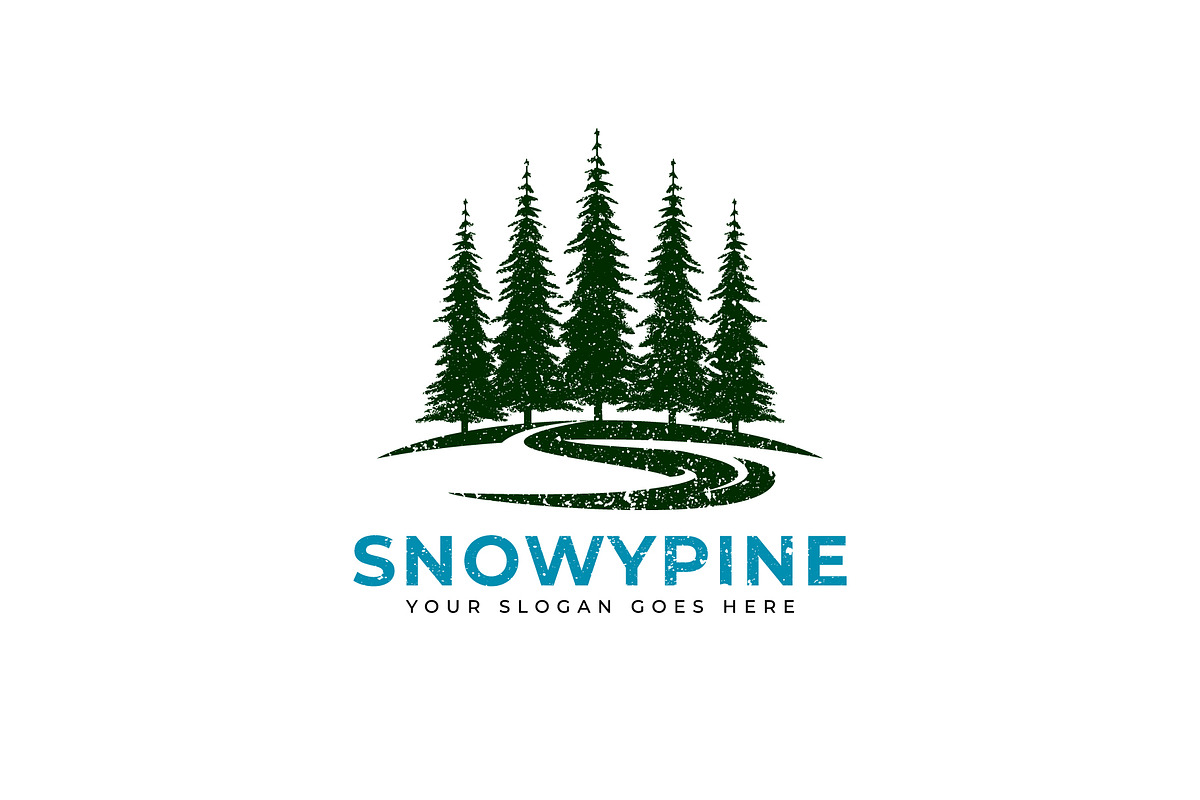 Snowy Pine Logo Template, a Templates & Theme by Maximum Designstudio (Photo 3 of 4)