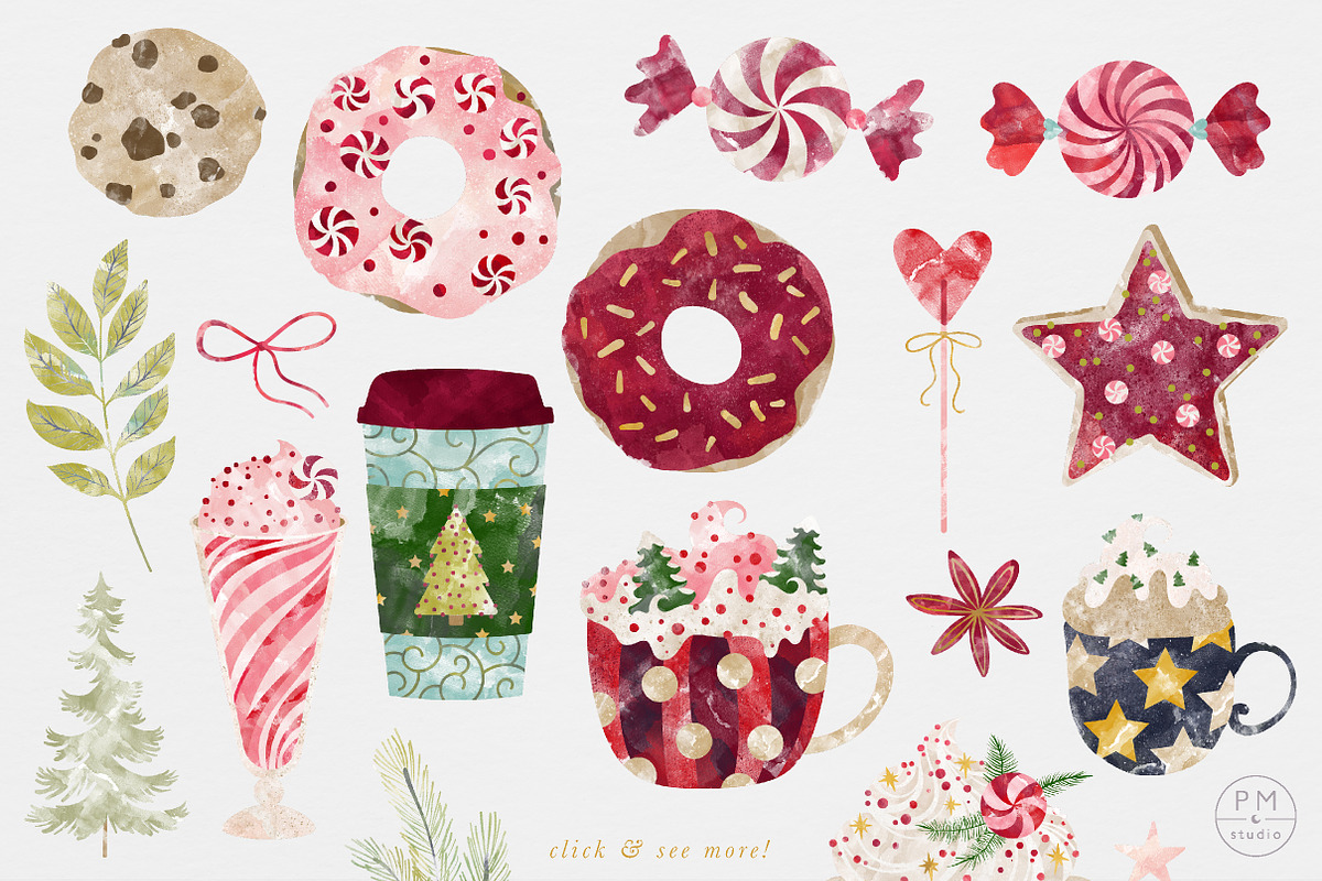 Winter Cafe Collection, a Food Illustration by PetiteMarket (Photo 4 of 5)