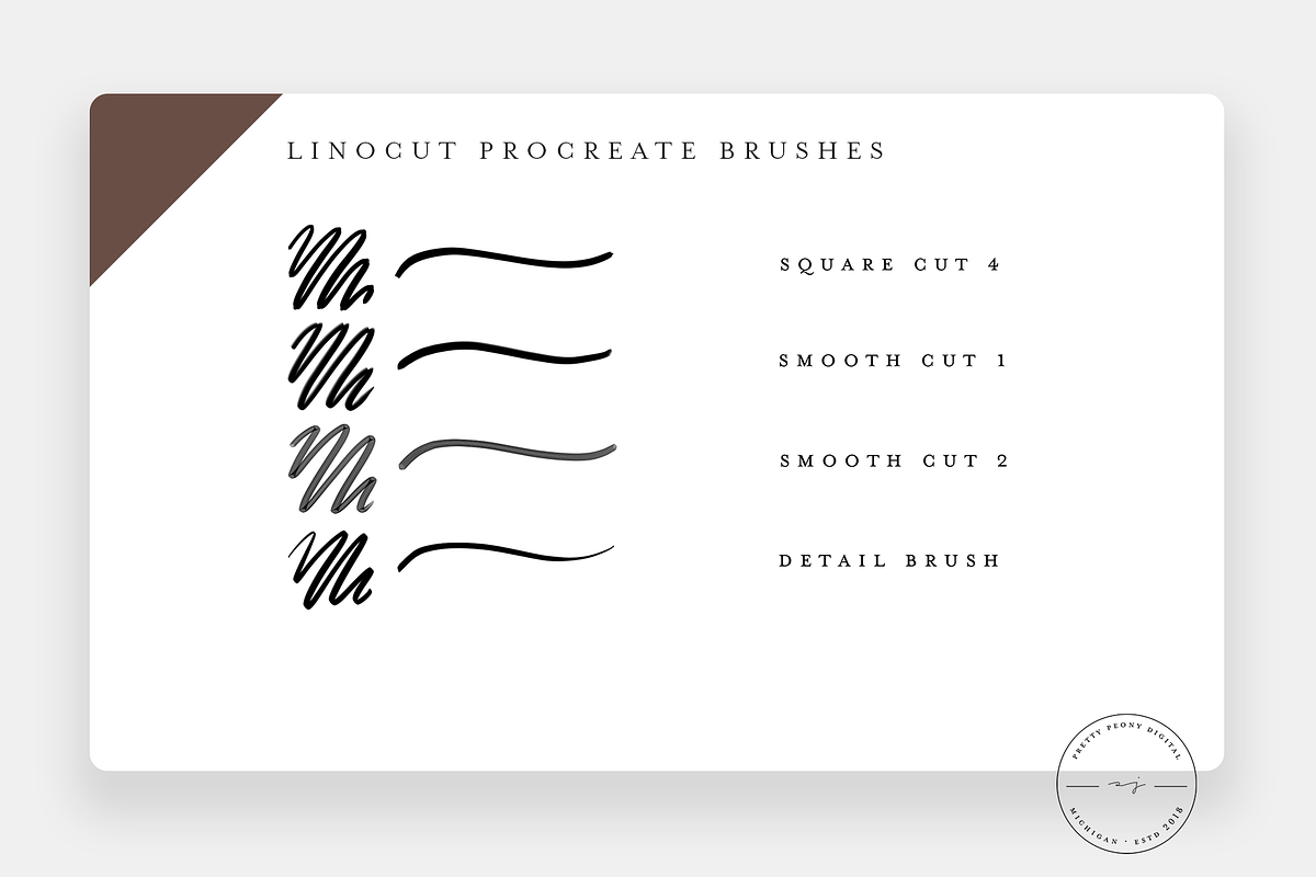 20 Linocut Procreate Brushes, a Brush Add-On by SorrDesign (Photo 4 of 8)