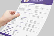 Resume Template and Cover Letter, a Resume Template by designvillage (Thumbnail 7 of 13)