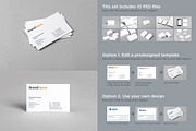 Business cards Mockup + Template, a Print Template by Vitalliy (Thumbnail 5 of 5)