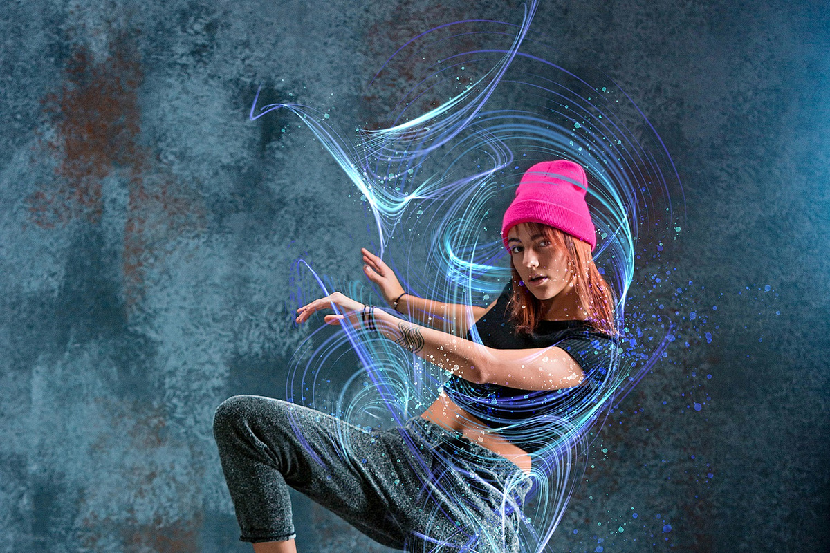 60 Light Trails PNG & PS Brushe, a Brush Add-On by MRI STUDIO (Photo 10 of 14)