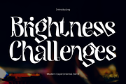 Brightness Challenges - Gothic Font, a Serif Font by 177Studio (Thumbnail 1 of 8)