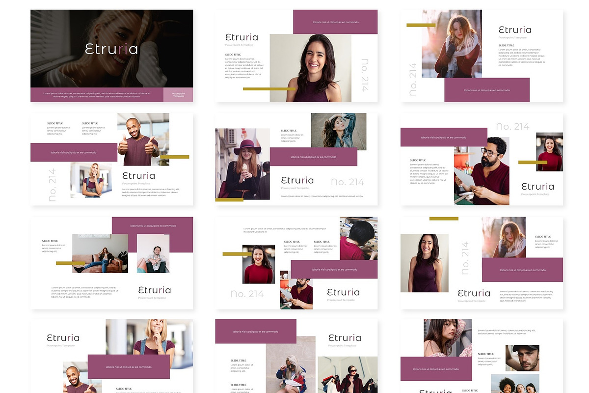 Etruria - Google Slide Template, a Presentation Template by AQR Studio ...