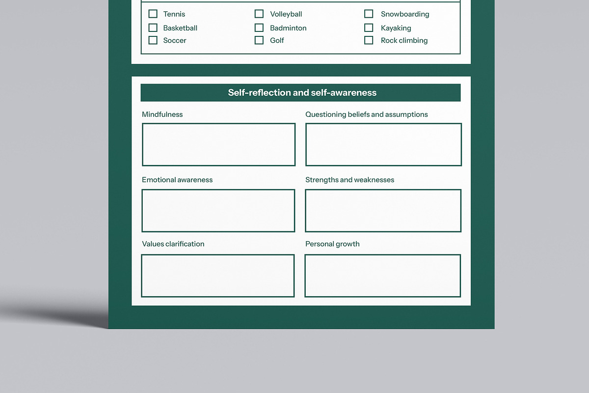Self Therapy Template, a Stationery Template by MightyDesign (Photo 3 of 8)