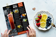 Cocktails Menu Flyer, a Flyer Template by imadeDesign (Thumbnail 2 of 3)