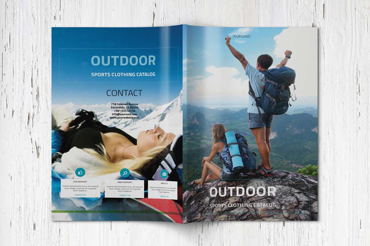 Outdoor - Clothing Catalog, a Brochure Template by Boris Cupac (Photo 14 of 14)