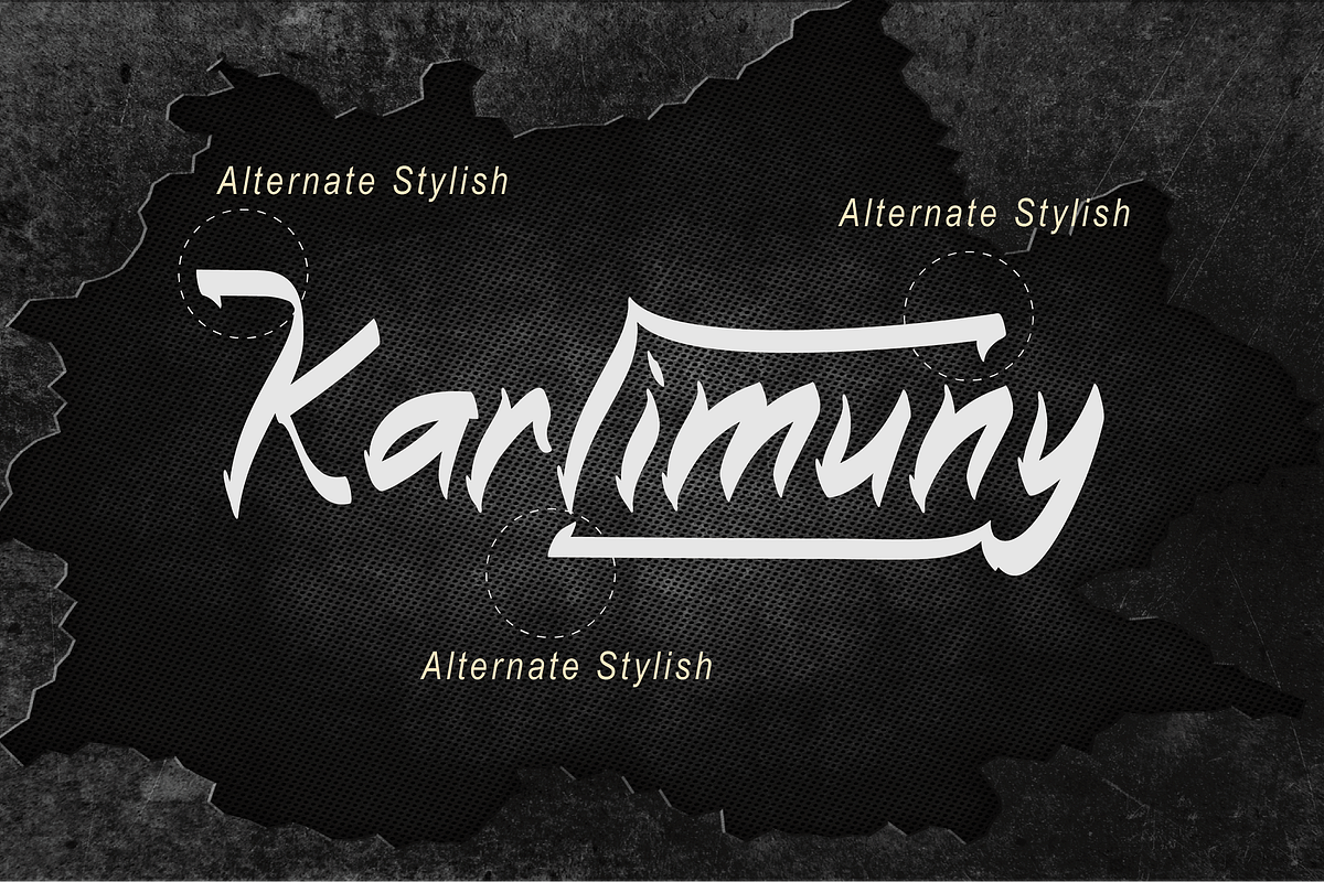 Monzaik a display font, a Handwritten Font by Javatype Studio (Photo 4 of 10)