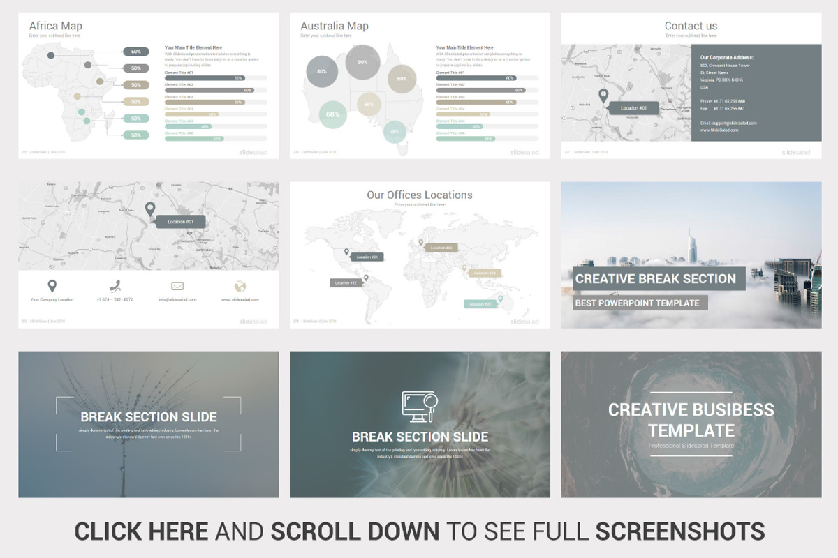 Simplicity Best PowerPoint Template, a Presentation Template by SlideSalad (Photo 37 of 39)