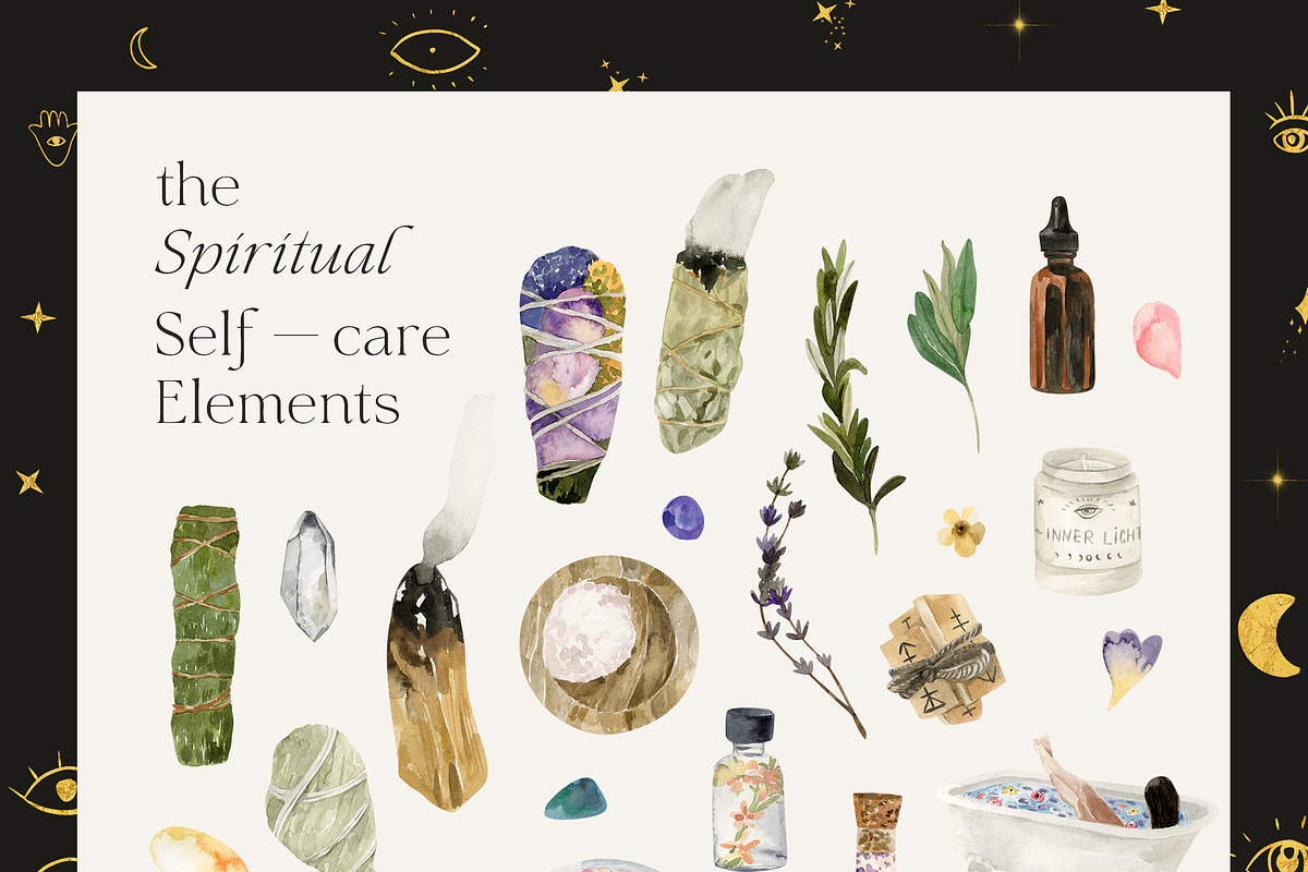 The Spiritual Self-Care rituals, a Healthcare Illustration by Lana Elanor (Photo 6 of 9)