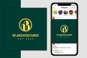 Editable Architectural Logo Template, a Branding & Logo Template by Mishek Munene (Thumbnail 3 of 9)