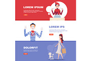 French waiter, mime and woman, a Person Illustration by Onyx (Thumbnail 1 of 3)