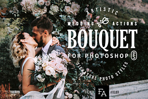 Bouquet Wedding Photoshop Actions
