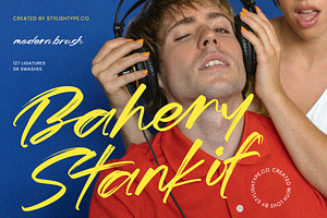 Bahery Stankif Modern Brush Font