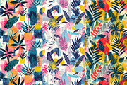 10 Tropical Geometry Revival Pattern, a Pattern Graphic by Inknfolly (Thumbnail 3 of 6)