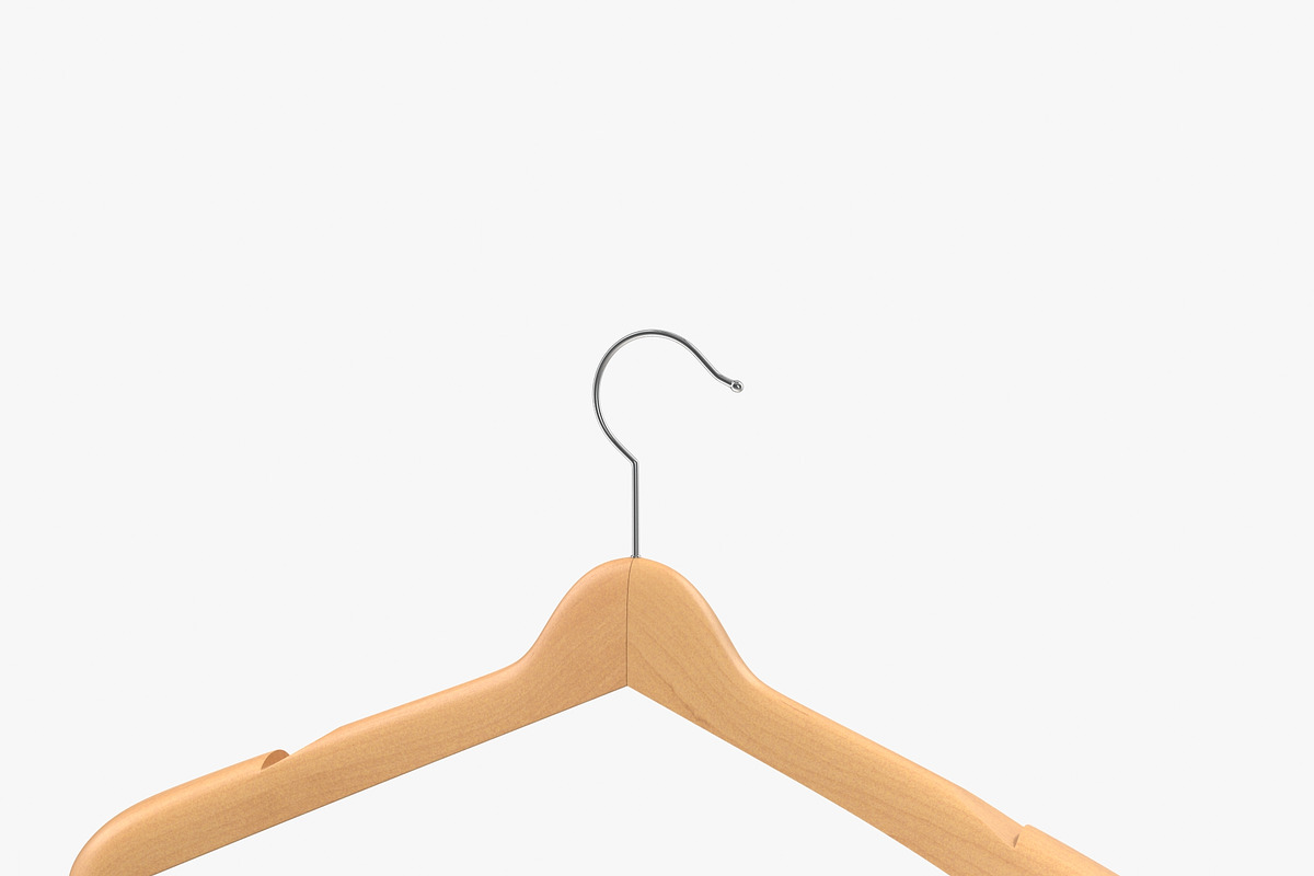 Wooden Clothes Hanger, an Object 3D Model by 3D_PikNik (Photo 1 of 19)