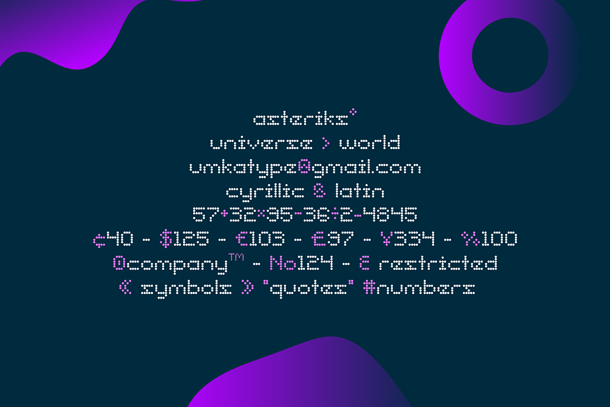 Lingodot Creative Display Font, a Symbol Font by alpercakici (Photo 9 of 11)