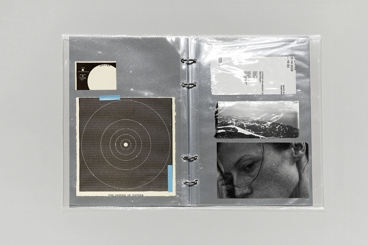 Moodboard Binder Mockup, a Books & Magazine Mockup by nkate (Photo 1 of 6)