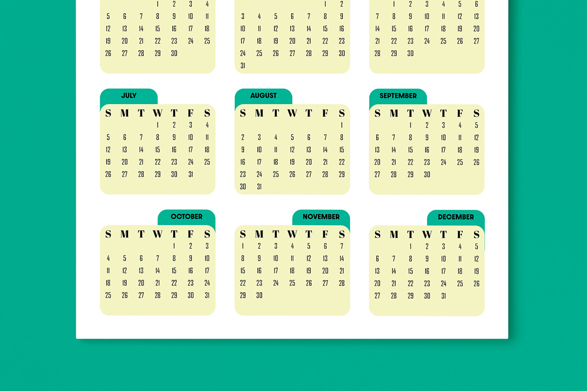 2026 Calendar Template, a Stationery Template by MightyDesign (Photo 3 of 6)