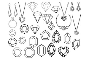 Lace, Gems & Bows Stamp Bundle