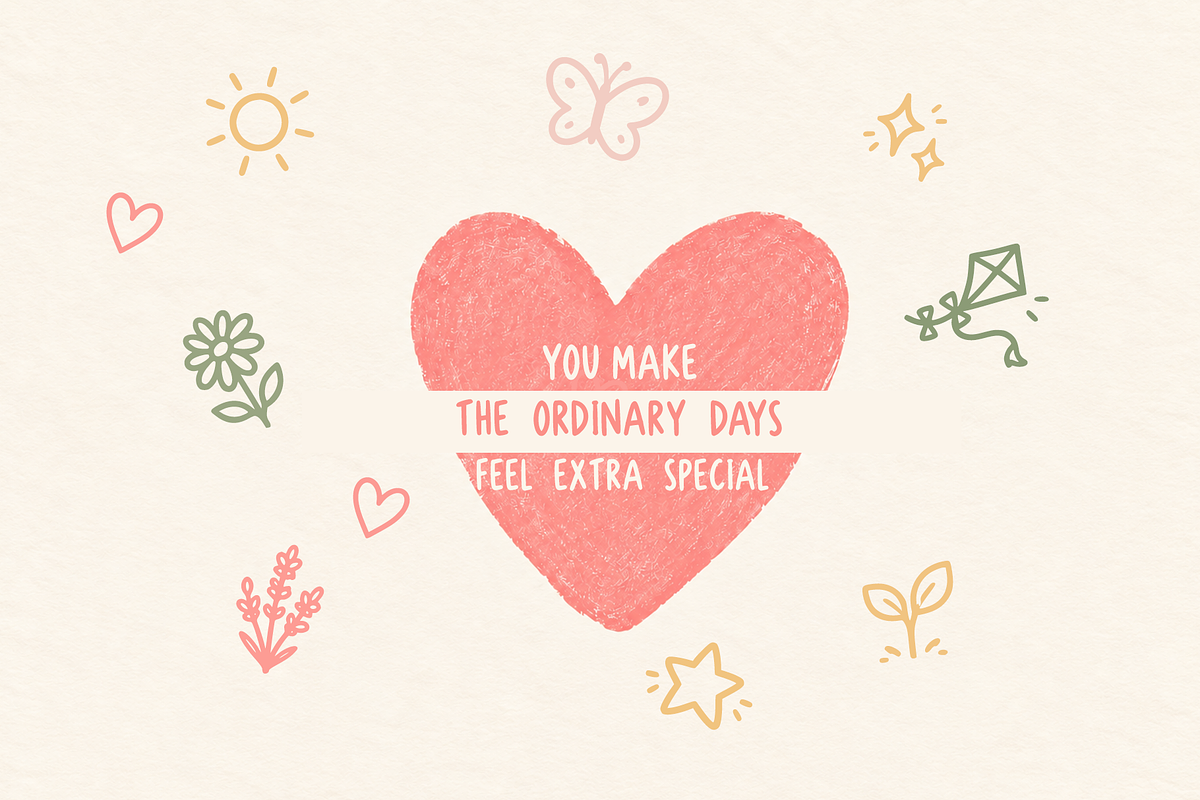 Lovely Days – Playful Font, a Handwritten Font by cocodesign (Photo 4 of 8)