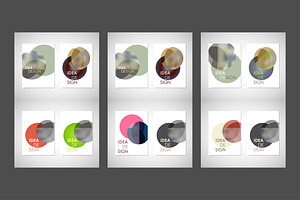 Design round brochure template