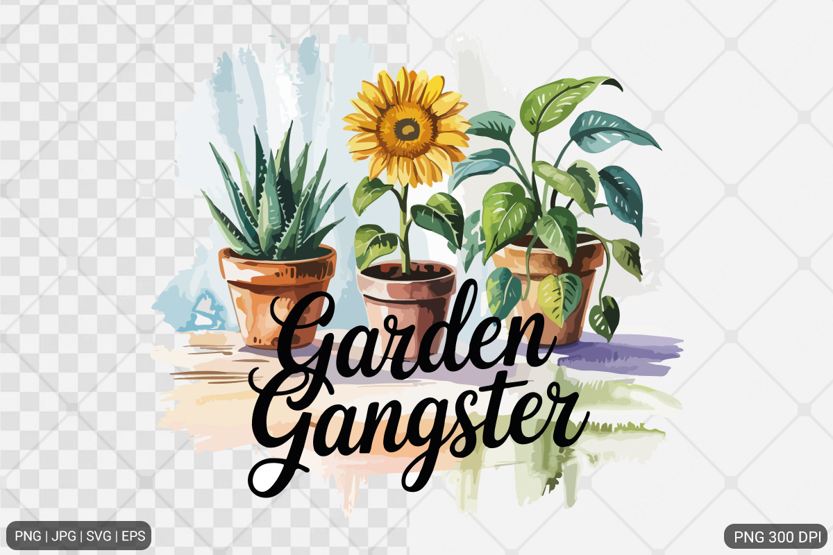 Gardening Sublimation SVG PNG Bundle, an Illustration by Actual Pixel (Photo 15 of 17)