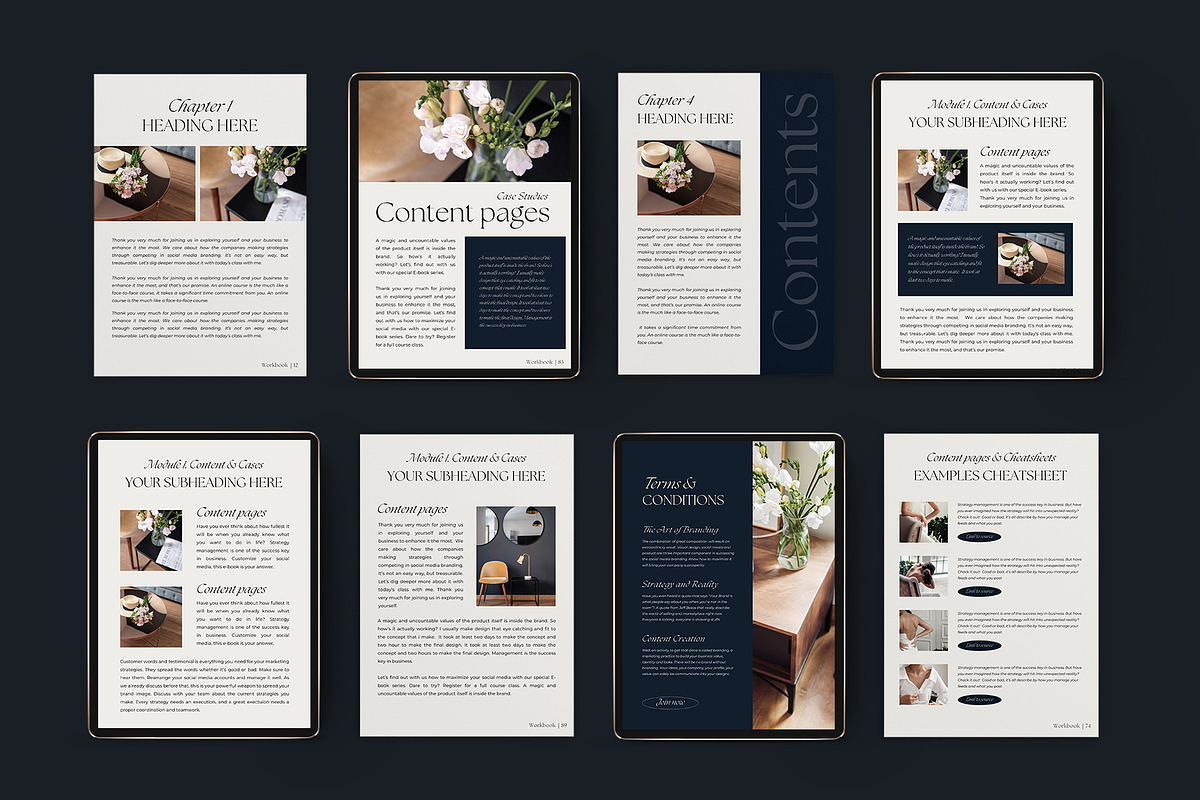 Workbook Template Canva, a Marketing Template by Instprofi | Studio Estimo (Photo 4 of 9)
