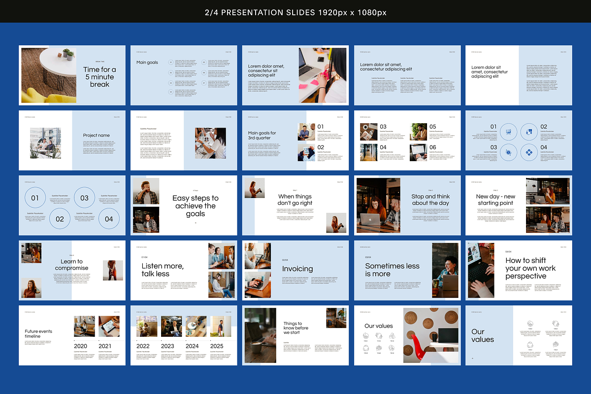 101 Slide Deck Business Presentation, a Presentation Template by Studio K (Photo 4 of 7)