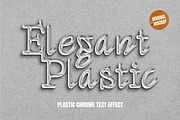 Elegant Plastic Text Effect, a Layer Style Add-On by Design Squad (Thumbnail 1 of 4)