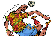A football player and a ball, a Sport Illustration by rogistok (Thumbnail 3 of 3)