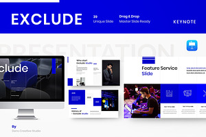 Exclude – Business Keynote Template, a Presentation Template by Dens Creative Studio
