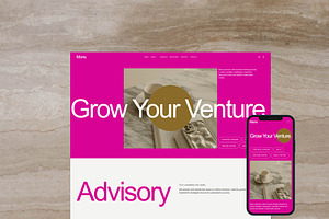 Mons - Squarespace Template