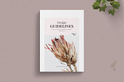 Design & Brand Guidelines, a Brochure Template by Imagination Area (Thumbnail 1 of 21)