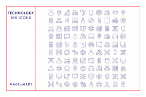 Technology Line Icons