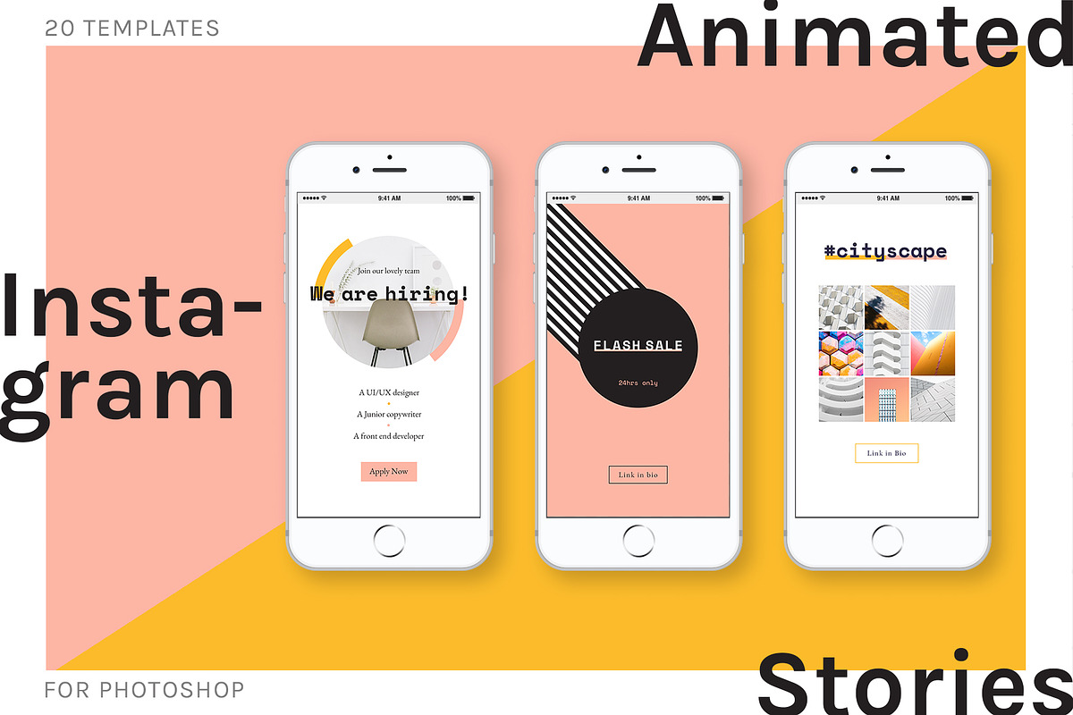 Animated Instagram Stories, a Social Media Template by dookit studio (Photo 1 of 7)