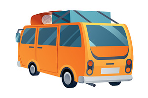 Road trip vacation, travel by car, a Transportation Illustration by the8monkey