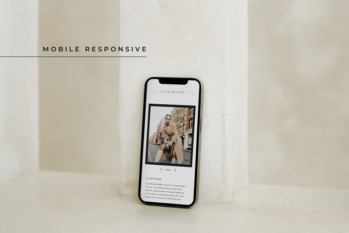Showit Photo Gallery Add On Template, a Landing Page Template by Blush Created (Photo 6 of 10)