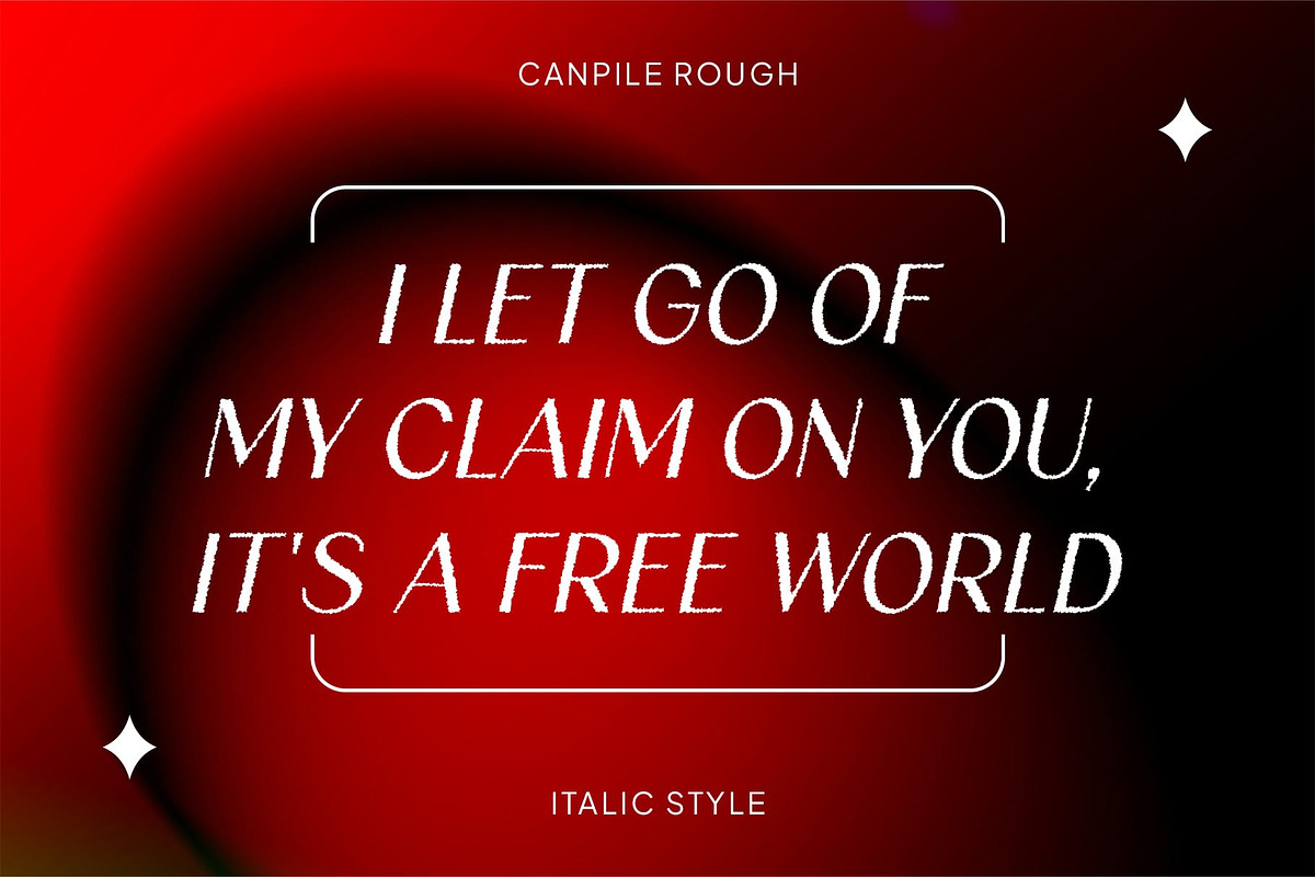 Canpile Rough, a Sans Serif Font by Craft Supply Co. (Photo 6 of 8)
