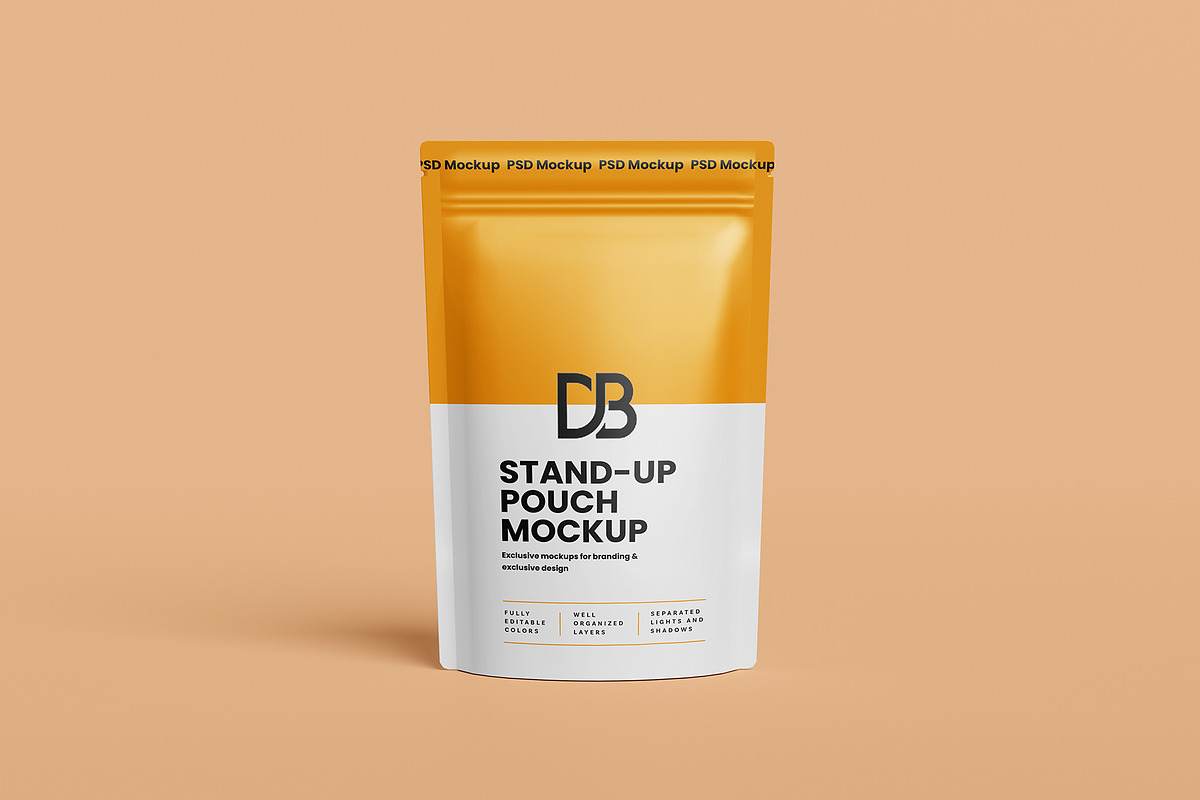 Stand-up Pouch Mockup, a Product Mockup by Designbuys (Photo 3 of 3)