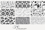 80 abstract b/w seamless pattern, a Pattern Graphic by Poppy Lane Studio (Thumbnail 3 of 11)
