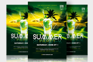 Classy Summer Template, a Flyer Template by Rome B Creation