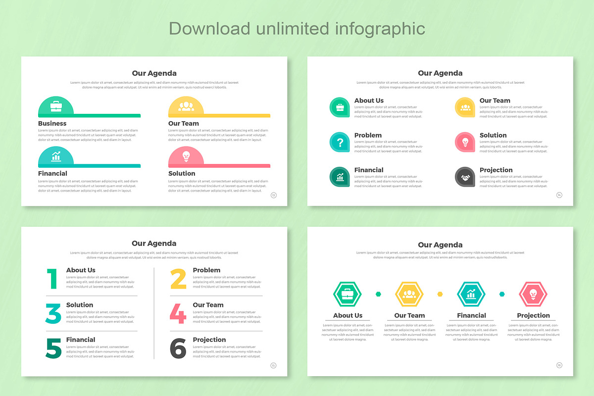Agenda infographic Keynote, a Templates & Theme by Mighty-Slide (Photo 5 of 8)