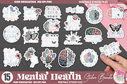 Mental Health Sticker Bundle, an Object Graphic by Design's Dark (Thumbnail 1 of 14)