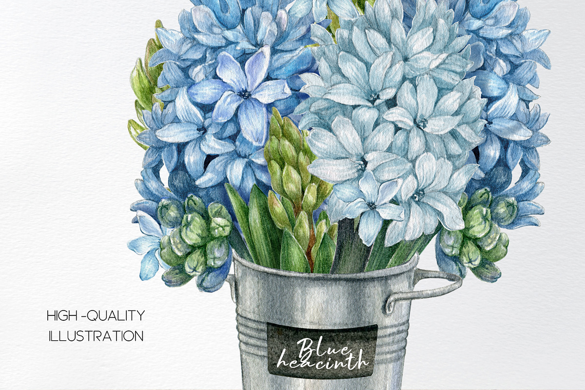 Watercolor flower market car clipart, an Object Illustration by yana.fefelova (Photo 4 of 6)